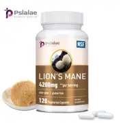 Lion's Mane 4200mg - Brain Booster Nootropic Supplement, Brain & Immune Support