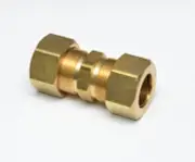 3/4 OD Compression Copper Tube Union Straight Joiner Fitting Air Gas Water