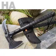 Black Multi-functional Axe Outdoor Survival Felling Tactical Emergency Hatchet