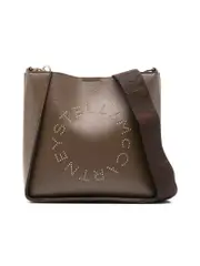 Stella Mccartney Faux Leather Pebbled Texture Shoulder Bag