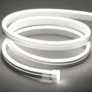 LED Neon Strip Lights, 6500K 12V/16.4ft, Flexible Diffuser, Cuttable & White