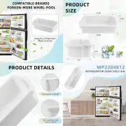 Refrigerator Door Shelf Bin For Whirlpool Kenmore 2204812 2200678 2195395 456001