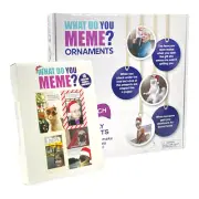 What Do You Meme? Christmas Cards and Ornaments Bundle NEW Free Shipping