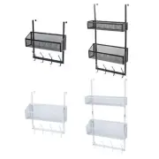 over The Door Hooks Organizer Resuable for Bedroom Cabinet Small Apartments