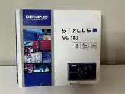 OLYMPUS STYLUS VG-180 16.0MP Compact Digital Camera Black NEW