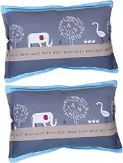 ULTECHNOVO 1pair Cotton Pillowcases: with Zipper Closure Soft Thickened Pillow Cases Protectors Extra Durability Breathable for Sleeping