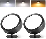 2 Pack LED Wall Mounted Lights, 2000mAh Rechargeable Wall Sconces Lamp, 3 Color Temps Touch Control, 360°Rotation Dimmable Cordless Wall Light for Bedroom Reading Study Bedside