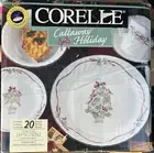 NEW IN BOX VTG 1997 Corelle Impressions Callaway Holiday 20 Piece Dinnerware Set
