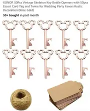 50Pcs Vintage Skeleton Key Bottle Opener Party Favor Wedding Favor Guest Souveni