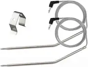 Grilling BBQ Meat Thermometer Temperature Probe Replacement Thermometer Probe Compatible with Thermopro TP25 TP20 TP07 TP-07 TP08 TP-08S TP06S TP16 TP-16S TP17, Fit Listed Models Only
