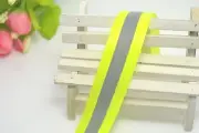 3m Silver Reflective Tape Strip Sew-On lime Orange Fabric Safty Vest,Width 1"