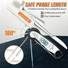 Digital Meat Foldable Thermometer Cooking Meat Food Temperature Probe Kitchen