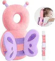 Baby Head Protector Saftey Cushion for Walking Crawling Toddlers Learning to Walk Backpack with Adjustable Strap, AU-XBB-HD, Butterfly Pattern