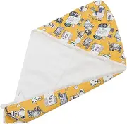 WOONEKY Absorbent Hair Wrap Towel for Quick Drying Portable Shower Hair Hat with Button Design for Bathing Present for Women