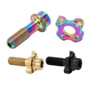 New Bike Front Derailleur Screw Gasket Kit Hollow Titanium Alloy Folding Bi