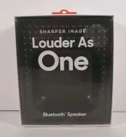 Sharper Image - Louder As One Bluetooth Speaker - Black