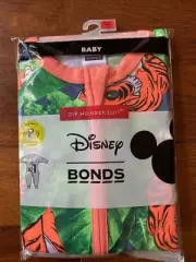 Bonds Jungle Book Shere Khan Zip Wondersuit Size 1 BNIP