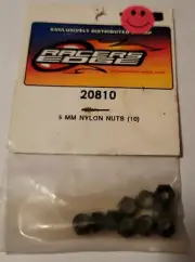 Racers Edge Lock Nuts 5mm Black Anodized Rc Hardware 10 pcs 20810