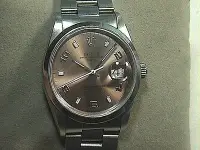 在飛比找Yahoo!奇摩拍賣優惠-Rolex 勞力士 15200 ~ 特殊數字香濱金面盤~ 附