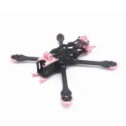STEELE5 PLUS 220mm Wheelbase 5mm Arm Thickness Carbon Fiber X Type 5 Inch Frame KitSupport VISTA/ DJI Air Unit for R