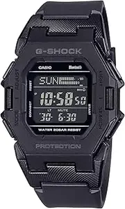 [Casio] Men's GDB500-1D Digital Watch, Black, 46.3 x 41.5 x 11 mm