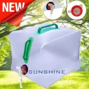 Water Container Collapsible Drinking Tank Handle Handy to Carry Folding Bucket