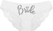[RhinestoneSash] Same Pen is Forever Cheekly Panty Undies The Bride - Bridal Shower, Bachelorette Party Bride Lingerie Gift