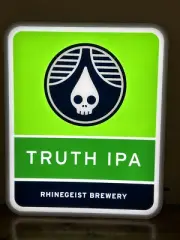 RHINEGEIST BREWERY LED BAR SIGN MAN CAVE TRUTH IPA LIGHTED SIGN NEW