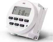 Digital Countdown Light Timer Plug with 16 On-Off Programs and Security Random Mode for Electrical Outlets and Indoor Appliances