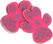 Yardwe 4pcs Slip Dog Paw Protectors Pet Paw Protection Pads for Outdoor Dogs (s)
