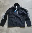Adidas nylon Black jacket M track suit white sweat Nmd Zip