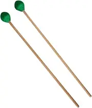 INOOMP 2pcs Professional Marimba Hammers Durable Xylophone Mallets Percussion Instrument Sticks for Beginners Professionals present for Music Lovers