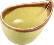 NOLITOY 1pc Dish Ceramic Plate Salon Mixing Bowl Facial Mask Mixing Bowl Small Ceramic Dish Essential Oil Plate Porcelain Dish Essential Oil Holder Incense Tray Mud Mask Bowl