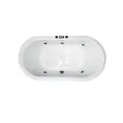 Estella 1780*800*500mm Gloss White Acrylic 6/10/14 Jets Drop in Spa Bath Tub