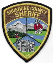 Shoshone County IDAHO ID Sheriff police patch gold prospector miner lumberjack