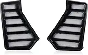 2Pcs Car LED Daytime Running Light Fog Light DRL Dynamic Turn Signal Light for Toyota Tacoma 2024