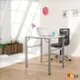 BuyJM木紋白低甲醛80公分穩重型工作桌 電腦桌 書桌I-B-DE088WH