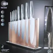 Baccarat iD3 Ryu Knife Block 9 Piece Set 8 knives Microdot RRP $1199
