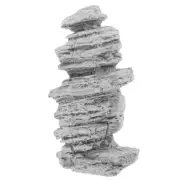 Mini Rockery Miniature Rockery Figurine Fish Tank Rockery Statue Mini Garden