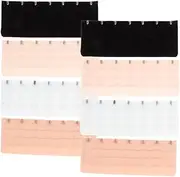 [OATIPHO] Strong Bra Extender Hooks 8pcs Bra Back Extender Elastic Straps Comfortable and Machine Washable