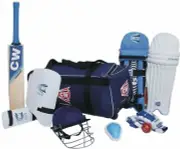 CW Academy Cricket Set RH Full Size For 14+ Yr Full Sports Gear + Big Wheel Kit
