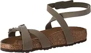 [Birkenstock] Women's Sandales Blanca Birko-Flor Nubuck