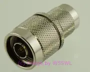 N Male to TNC Male Coax Connector Adapter by W5SWL