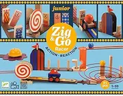 Djeco DJ05650 Zig & Go Junior Domino Construction 51 Piece Racer Set