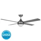 Stradbroke 52" DC Eglo Ceiling Fan with E27 Light in Titanium