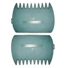 Portable Garden and Yard Leaf Scoops Hand Rakes for Leaves 1 Pair