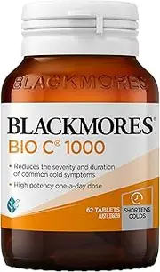 [Blackmores] Bio C 1000 | High Potency One-A-Day Dose of Vitamin C | Supports Immune System Health | 62 Tablets