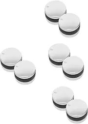 BESPORTBLE 4sets BBQ Grill Control Knobs Replacement for Oven Stove Range Silver Ignition Knobs Heat Adjustment Dials 2pcs*4