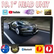10.1" 2DIN Android 8.1 Touch Car Stereo MP5 Player GPS WiFi Bluetooth Head Unit