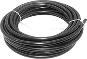 10M Pneumatic Tubing Pipe PU Polyurethane Tube Air Compressor Hose Line Fitting or Fluid Transfer, 4mm OD x 2.5mm ID Without Fittings (Black 32.8ft)
